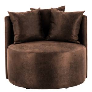 Fauteuil Lopala Microvezel Afua: Koffiebruin