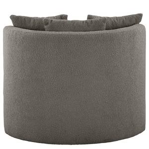 Fauteuil Lopala Tissu Bouclé Nola: Gris foncé