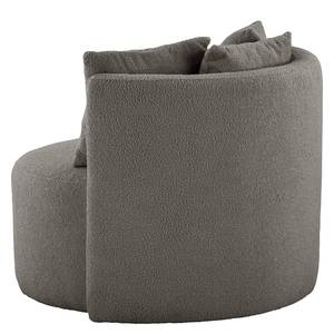 Fauteuil Lopala Tissu Bouclé Nola: Gris foncé