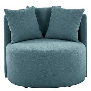 Sessel Lopala Bouclé Stoff Nola: Blau