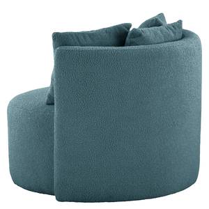 Sessel Lopala Bouclé Stoff Nola: Blau