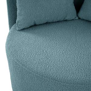 Sessel Lopala Bouclé Stoff Nola: Blau