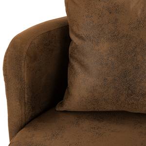 Fauteuil Pasao Microfibre Afua: Marron