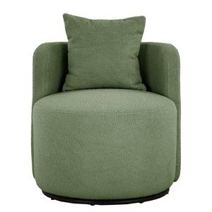 Fauteuil Pasao Bouclé Stof Nola: Antiek groen