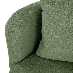 Fauteuil Pasao Tissu Bouclé Nola: Vert vieilli