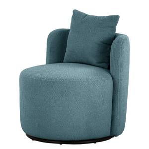 Sessel Pasao Bouclé Stoff Nola: Blau