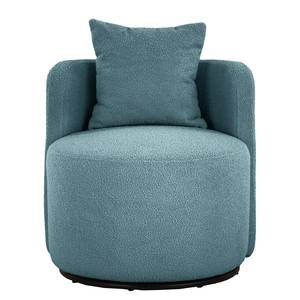 Sessel Pasao Bouclé Stoff Nola: Blau