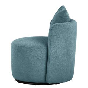 Sessel Pasao Bouclé Stoff Nola: Blau