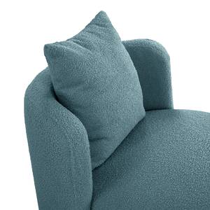 Fauteuil Pasao Tissu Bouclé Nola: bleu