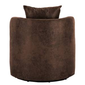 Fauteuil Pasao Microfibre Afua: Marron café