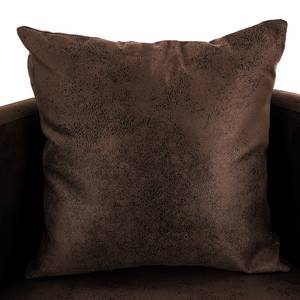 Fauteuil Pasao Microfibre Afua: Marron café