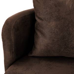 Fauteuil Pasao Microfibre Afua: Marron café