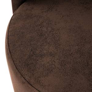 Fauteuil Pasao Microfibre Afua: Marron café