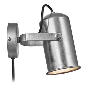 Wandlamp Porter aluminium - zilverkleurig - 1 lichtbron