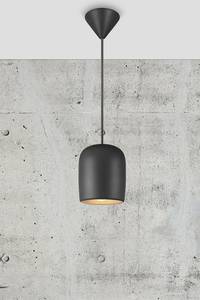 Hanglamp Notti 10 aluminium - 1 lichtbron - Zwart