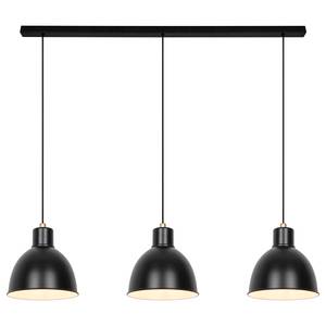 Hanglamp Pop 3 lichtbronnen aluminium - zwart