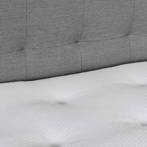 Lit boxspring Temre Tissu Inas: Gris platine - 180 x 200cm