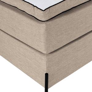 Letto boxspring Temre Tessuto Inas: cappuccino - 160 x 200cm