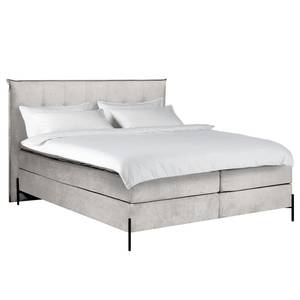 Boxspringbett Temre Microfaser Orela: Granit - 160 x 200cm