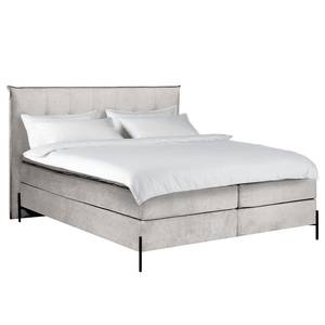 Boxspringbett Temre Microfaser Orela: Granit - 180 x 200cm