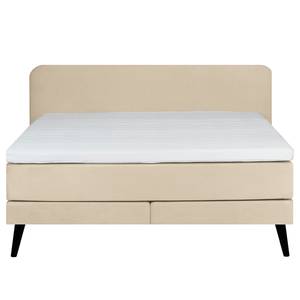 Boxspringbett Baladre Microfaser Faria: Beige - 160 x 200cm - H3