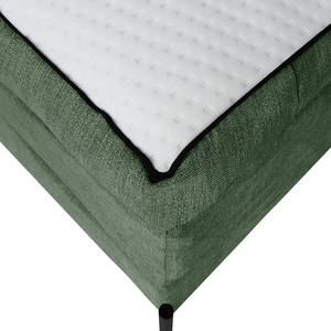 Boxspringbett Temre Microfaser Orela: Olivgrün - 160 x 200cm