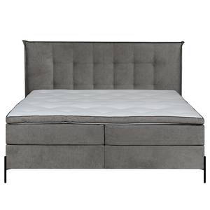 Letto boxspring Temre Microfibra Orela: antracite - 200 x 200cm