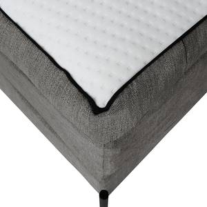 Letto boxspring Temre Microfibra Orela: antracite - 200 x 200cm