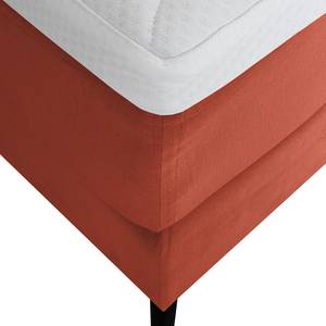 Lit boxspring Baladre Microfibre Faria: Corail - 160 x 200cm - D3 medium