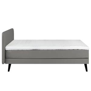 Boxspring Baladre Microvezel Faria: Grijs - 160 x 200cm - H4 hard