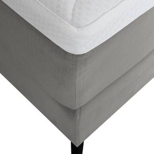 Boxspring Baladre Microvezel Faria: Grijs - 160 x 200cm - H4 hard