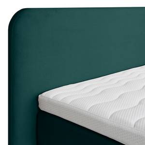 Letto boxspring Baladre Microfibra Faria: verde scuro - 180 x 200cm - H4