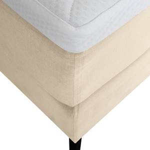 Lit boxspring Baladre Microfibre Faria: Beige - 180 x 200cm - D3 medium