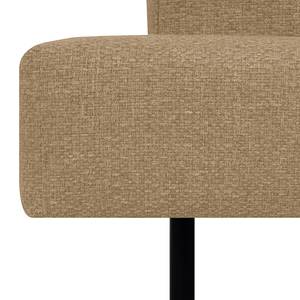 Gestoffeerd bed Manu Gerecycleerde structuurstof Gesa: Beige - 160 x 200cm