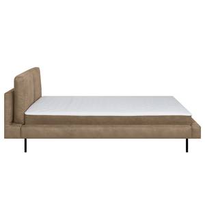 Letto imbottito Manu Microfibra Zaira: havanna - 160 x 200cm