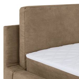 Letto imbottito Manu Microfibra Zaira: havanna - 160 x 200cm