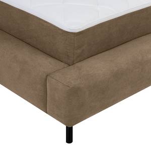 Letto imbottito Manu Microfibra Zaira: havanna - 160 x 200cm