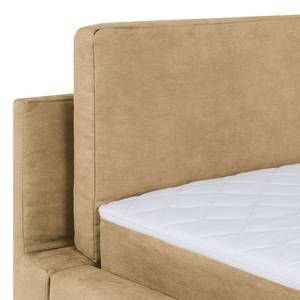 Letto imbottito Manu Microfibra Zaira: sabbia - 180 x 200cm