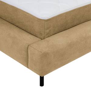 Letto imbottito Manu Microfibra Zaira: sabbia - 180 x 200cm