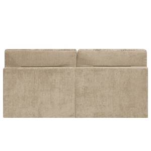 Gestoffeerd bed Ilay Chenille Aponi: Taupe - 140 x 200cm