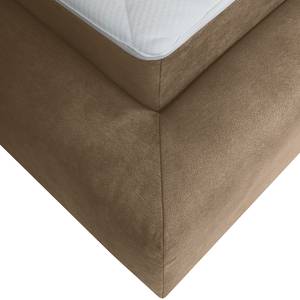 Letto imbottito Ilay Microfibra Zaira: havanna - 140 x 200cm