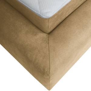 Letto imbottito Ilay Microfibra Zaira: sabbia - 160 x 200cm