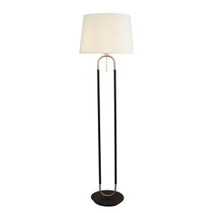 Lampadaire Jazz Acier / Velours - 1 ampoule - Blanc