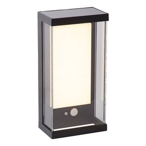 LED-wandlamp Solar type C aluminium/polycarbonaat - zwart