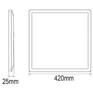 Plafondlamp Sapana type B glasvezel - 1 lichtbron - Wit