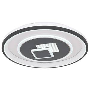 Plafondlamp Sundi type B ijzer/chroom/acrylglas - 1 lichtbron