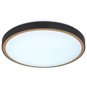 Lampada da soffitto Sammi Ferro / Ottone/ Vetro acrilico - 1 punto luce - Nero - Diametro: 30 cm