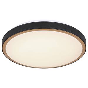 Lampada da soffitto Sammi Ferro / Ottone/ Vetro acrilico - 1 punto luce - Nero - Diametro: 30 cm