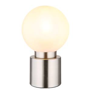 Tafellamp Marka melkglas/ijzer/nikkel 1 lichtbronnen - Zilver