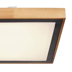 Plafondlamp Bruno type B ijzer/acrylglas/eikenhout - 1 lichtbron